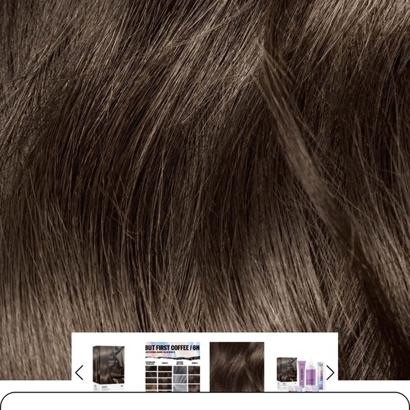 IGK Permanent Hair Color in a warm brown, has beautiful finish, shiny finish - Picture 3 of 4